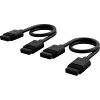 iCUE LINK Kabel, 200mm, gerade schwarz, 2 Stück