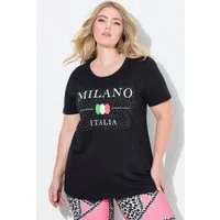 MIAMODA T-Shirt T-Shirt bequeme Passform Statement-Motiv