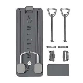 Bominfit MultiFunctional Foldable Abdominal Exercise Board with Smart Timer Memory Foam Knee Pad Full Body Core and Leg
