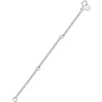 Hey Happiness Kettenverlängerung um 3,5 cm bis 10,5 cm, Silberschmuck vergoldet 18K Roségold, Verlängerungskette aus 925 Sterling Silber