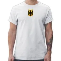 Shirtracer T-Shirt Deutschland Wappen, Germany, Bundesadler, Deutschland Adler 2026 Fussball WM Fanartikel