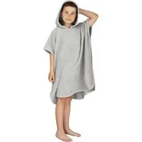 normani Badeponcho Badeponcho aus Bio-Baumwolle für Kinder, Bio-Baumwolle, Kapuze, Schlupf, Kinderbademantel mit Kapuze Strandponcho