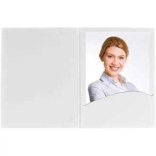 1x100 Daiber Portraitmappen Profi-Line 10x15cm weißmatt