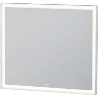 Duravit LED-Lichtspiegel LC7381018180100 80 x 70 x 6,7 cm, 24W, weiß matt, Sensorschalter, Dimmfunktion, wandhängend