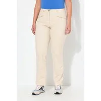 Ulla Popken Funktionshose Hose Mony konisches Bein Zipptaschen Stretch