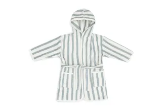Jollein Bademantel 1-2 Jahre Stripe Frottee Sea Green