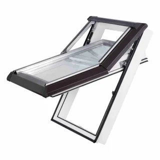 VELUX (VL,VU,VKU,VK,Y) Austauschfenster Dachfenster für alte VELUX mit Eindeckrahmen von SUNSKY für Velux (VU,VL,VKU 023, Y23) 55cmx104cm