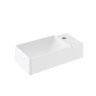 Cosmic Fancy Waschbecken Links ohne Überlauf 40x20x50 cm, Matt, 747020600 747020600