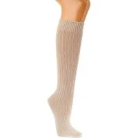 TippTexx 24 Kniestrümpfe 2 Paar Wellness-Kniestrümpfe 100% Bio-Baumwolle für Damen & Herren (Set, 2 Paar)