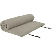 Welltouch Meditationskissen Shiatsumatte mit abnehmbarem Bezug 100x200 cm, light taupe, 4 lagig