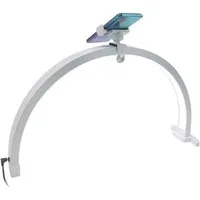 ayex UV-Reflektorlampe Halbmond Beauty Light + Handyhalterung zB. Nagelkunst Wimpern white