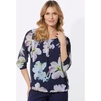 Sieh an! Klassische Bluse Schlupfbluse 3/4-Arm