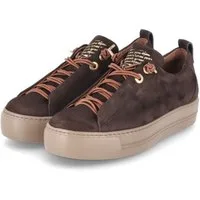 Paul Green Paul Green 5017-44 Damen Rauleder brown Schnürschuh