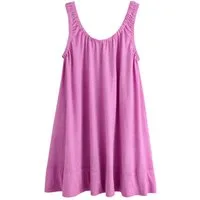 Next Jerseykleid Minikleid mit U-Ausschnitt und Waschung (1-tlg)