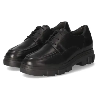 Paul Green Halbschuhe - Gr. 37 - Schwarz - Glattleder