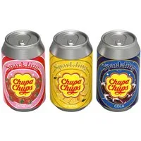 Chr. Tanner Spiellebensmittel Chupa Chups Metalldosen Set 3-teilig Kaufladenzubehör, (3-tlg), Scannerbar (blauer Barcode)