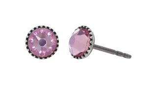 konplott - Ohrstecker - Black Jack pink