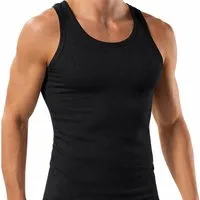 DDOnlineShop Unterhemd 4er Pack Feinripp Tank-Top für Herren, 100% Baumwolle (Spar-Set, 4-St., 4er-Pack) Premium Feinripp-Qualität, reine Baumwolle
