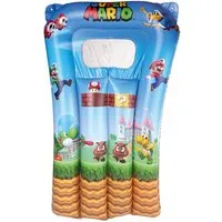 Happy People Luftmatratze Super Mario Luftmatratze 67x43cm, Oberseite mit Design