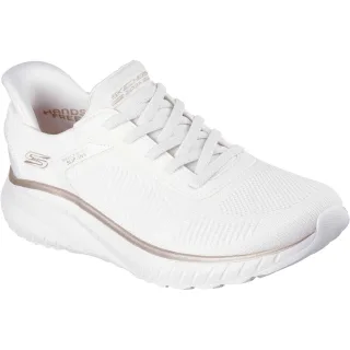 Skechers BOBS Sport Squad Chaos Textil Damen Sneakers Weiß/Gold
