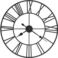tinkaro Uhr Römische-Zahlen-FARUK Metall XXL-Schwarz