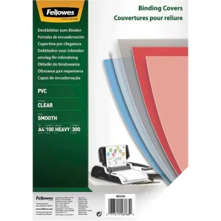 Fellowes Deckblatt A4 transparent 300 Mikron