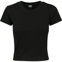 URBAN CLASSICS T-Shirt Urban Classics Damen Ladies Stretch Jersey Cropped Tee (1-tlg)