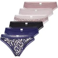 sloggi T-String 6er Pack GO Crush (Spar-Set) String - Baumwolle - Atmungsaktiv - Komfortabel und atmungsaktiv