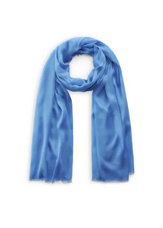 Softer Schal aus feinem Bambus blau - Gr. - one size