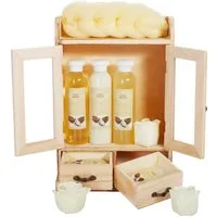 BRUBAKER Hautreinigungs-Set Dusch- und Bade Set - Damen Geschenkset, 10-tlg., Pflegeset mit Sheabutter Duft, reinigend und pflegend Badeset