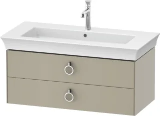 Duravit White Tulip Waschtischunterbau wandhängend Taupe Seidenmatt 984x458x410 mm - WT435206060 WT435206060