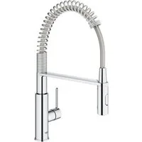 Grohe Küchenarmatur Einhebel Spültischbatterie, QuickFix, Hochdruck, chrom (30361000)