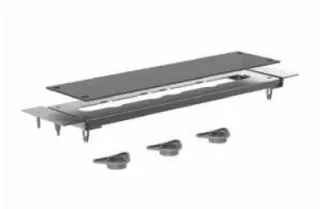 Kaja Universal-Montageplatten-Modul für, 3-Loch- und 4-Loch-Wannenrandarmaturen, 46100 46100