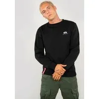 Alpha Industries Sweatshirt Basic Sweater small Logo Baumwollmischung, regular fit