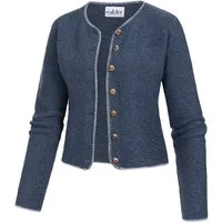 Nübler Trachtenstrickjacke Dirndlstrickjacke Maria in Rauchblau von Nübler, Trachtenmode