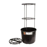 BigDean Pflanzkübel Tomatentopf mit Rankhilfe & Wasserspeicher Tomaten Pflanzkübel 28L (Set, 2 St., Pflanztopf + Rankhilfe), 2 Teiliges Set, Pflanztop und Rankhilfe, Mit Wasserspeicher