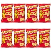funny-frisch Knabberei, Funny Frisch Pom Bären Original gesalzene Kartoffelchips 75g 8er Pack