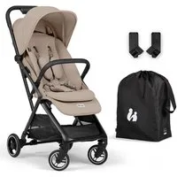 Hauck Kinder-Buggy Fly N Care - Mocha, Sportwagen Reisebuggy mit Liegefunktion & Einhand Faltung bis 22 kg