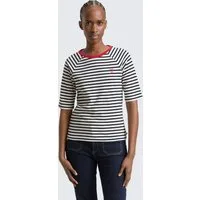 TOM TAILOR Denim T-Shirt T-Shirt (im Einserpack) T-Shirt mit Streifenmuster