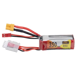ZOP POWER 11.1V 350mAh 95C 3S LiPo Battery XT30 JST Plug for RC Drone