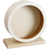 Dehner Kleintierhaus Laufrad Motion, Ø 20 cm, Holz, Hamsterrad aus unbehandeltem Holz