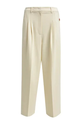 Smith&Soul - Interlock Pants With Pleats beige - Gr. - XS
