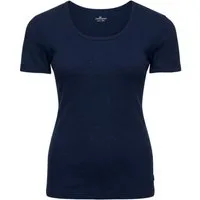 comazo Kurzarmshirt aus Feinripp