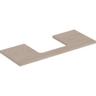 Geberit ONE Waschtisch-Platte, Ausschnitt mittig, für Aufsatzwaschtisch 505285005