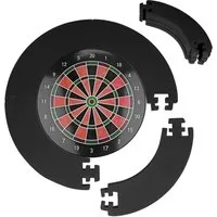 Youyijia Dartscheibe Dart Board Surround Ring, Durable PU Dartboard Surround