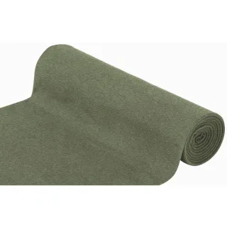 Glatter Bündchenstoff "Comfort", oliv-melange