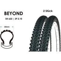 BEYOND Fahrradreifen 2 Stück 29 Zoll Fahrrad Reifen 54-622 MTB Tire