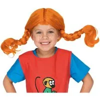 Pippi Langstrumpf Kostüm-Perücke Pippi Langstrumpf Mädchen