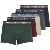 Jack & Jones Trunk JACOLIVER TRUNKS 5 PACK NOOS (Packung, 5-St) Baumwollmischung, elastisches Bündchen
