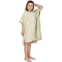 normani Badeponcho Badeponcho aus Bio-Baumwolle für Kinder, Bio-Baumwolle, Kapuze, Schlupf, Kinderbademantel mit Kapuze Strandponcho